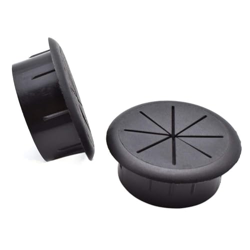 Aifeier ET 2 Inch (50mm) Flexible Desk Grommets Wire Cord Hole Cover Cable Organizer for Desktop Equipment Wiring Management and Protection - size: 2 inch (50mm)