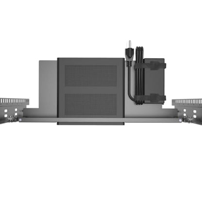 Mini Rack Mount for HP ProDesk Mini PC, HP EliteDesk Mini Business Desktop -1U Hinged Server Rack Shelf for 19-inch Cabinet or Rack