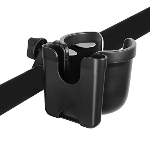 Cup Holder for Boat with Phone Holder, Boat Rail Cup Holder,Drinks Holders | Clamp-On Marine Cup Holders 360° Adjustable for Pontoon Boat, Bimini Top, Boat Rail, Grab Bar, PWC, Boat Gifts for Men
