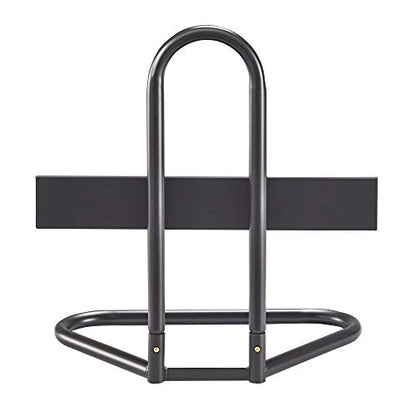 Safco Task Master Adjustable Footrest, 9 Position Textured Platform, Tubular Steel, for Home, Office & Classroom, Black