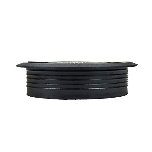 Large Desk Grommet Wire Organizer for Office Cord Management 80mm/3.15" Mounting Dia - Pack of 3