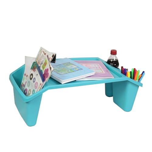 Lap Desk, Teal 17.9" Storage Lap Desk