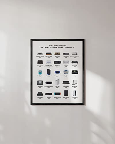 HAUS AND HUES Video Game Wall Art Posters for Boy's Room - UNFRAMED (Console, 12x16) - color: Console, size: 12"L x 16"W, style: Unframed