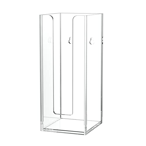 Richboom Acrylic Coffee Cup and Lid Storage Organizer Holder, 1 Compartment, Clear - color: Clear-1 Compartment