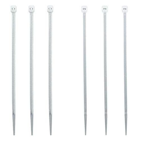 4 Inch Zip Ties (Tying Length 2.8"), 300pcs Nylon Cable Ties WHITE - color: White 300pcs, size: 4 inch