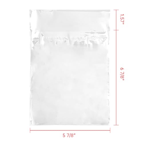 Progo Clear Resealable OPP Plastic Wrap Bags for Standard 12mm Blu-Ray Cases - Dust-Proof Protective Sleeves for Blu-ray Disc Cases, PS3 Games Cases and Food Safe Storage - 5 7/8 x 6 7/8 inches (1000)