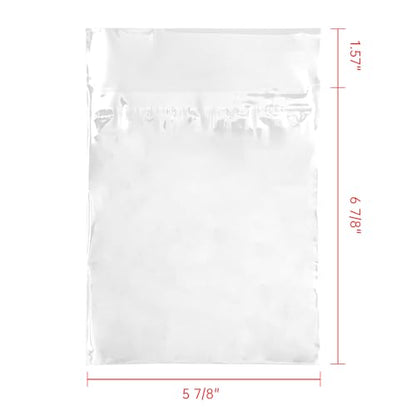Progo Clear Resealable OPP Plastic Wrap Bags for Standard 12mm Blu-Ray Cases - Dust-Proof Protective Sleeves for Blu-ray Disc Cases, PS3 Games Cases and Food Safe Storage - 5 7/8 x 6 7/8 inches (1000)