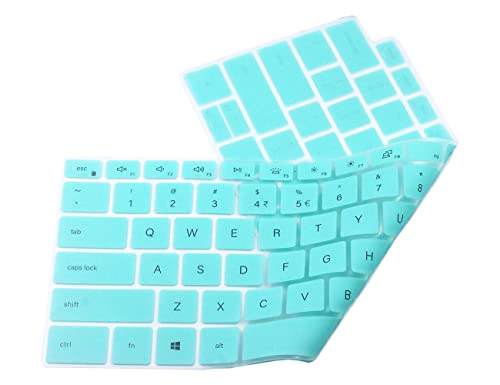 Keyboard Skin Compatible with 2020 Dell XPS 13 9300 9310 13.4 inch Laptop, Dell XPS 15 15.6” 9500 9510 9520 9530 & Dell XPS 17 inch 9700 9710 9720 9730, Dell Precision 5760 5770 5560 5560 (Mint) - color: Mint