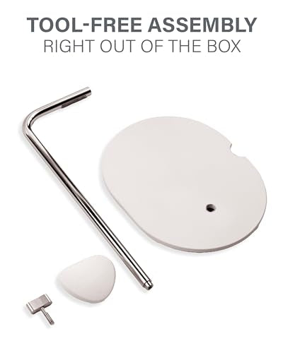 Sanus Sonos Ace Headphones Stand - Premium Stand w/Silicone Cradle Prevents Creasing & Built-in Cable Management w/Magnetic Clip for Fast Charging - Tool-Free Setup - White Sonos Headphones Holder - color: White