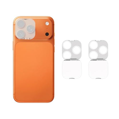 Camera Lens Cover Compatible for iPhone 17 Pro/17 Pro Max,Camera Lens Protector to Protect Privacy and Security,Strong Adhesive -2 Pack-Clear - size: 17 Pro/17 Pro Max