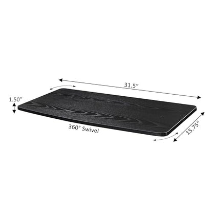 Designs2Go XL Single Tier Swivel Riser for TVs up to 37 Inches