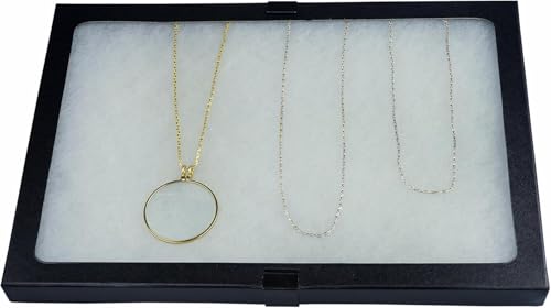 SE Glass Top Display Box - JT928 - size: 12" X 8-¼” X ¾"