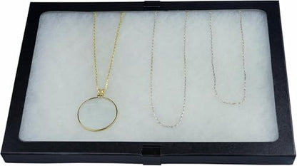 SE Glass Top Display Box - JT928 - size: 12" X 8-¼” X ¾"