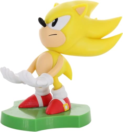 Exquisite Gaming Sonic Phone Stand, Collectible 4.5 in. Cable Guy Holdem Figure