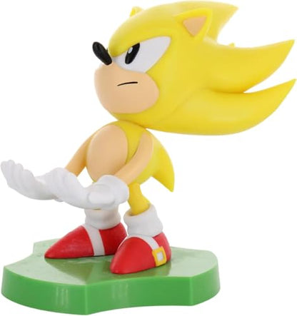 Exquisite Gaming Sonic Phone Stand, Collectible 4.5 in. Cable Guy Holdem Figure