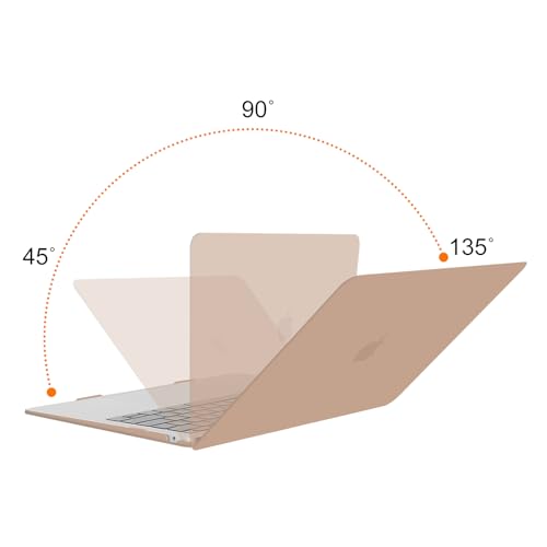 MOSISO Compatible with MacBook Air 13 inch Case M1 2021 2020 2019 2018 Release A2337 A2179 A1932 Touch ID, Plastic Hard Shell Cover&Keyboard Cover for MacBook Air 13.3 inch Case M1, Bronze Brown - color: Bronze Brown