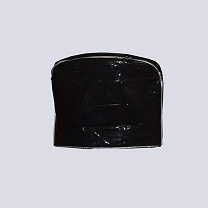 Betty Dain Salon Chair Cover, Protects Spa/Salon Chair Upholstery from Stains, Chemicals, Moisture, and Wear, Round, Fits Most Salon Chairs, Durable Vinyl, Black (Pack of 2) - size: 2 Pack, style: Round