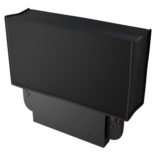 PlayVital Dust Cover for Nintendo Switch 2, Anti Scratch Dust Guard Waterproof Cover Sleeve for Nintendo Switch 2 Console & Charging Dock - Black - color: Black