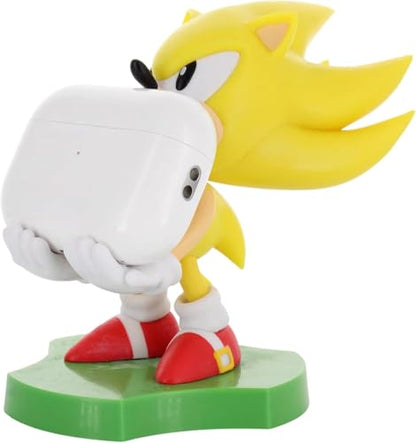 Exquisite Gaming Sonic Phone Stand, Collectible 4.5 in. Cable Guy Holdem Figure
