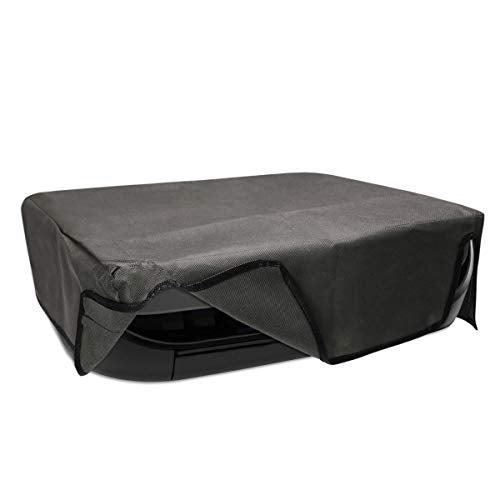 kwmobile Dust Cover Compatible with HP Envy 4525 - Printer Case - Fabric Protector Cover - Dark Grey