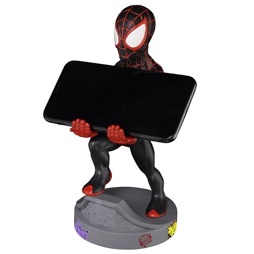 Exquisite Gaming Cable Guy - Marvel Spiderverse: Miles Morales Spiderman - Charging Controller and Device Holder - Toy - Xbox 360