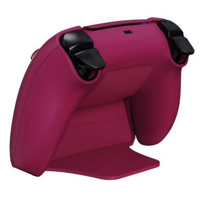 PlayVital 2 Pack Controller Display Stand for ps5, Gamepad Stand Desk Holder for ps5 Controller Accessories with Rubber Pads, Cosmic Red - color: Cosmic Red 2 set