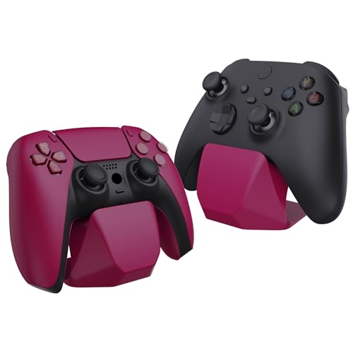 PlayVital 2 Pack Universal Display Stand for Nintendo Switch 2 Pro & Switch Pro Controller, Desk Holder for ps5, Edge, ps4, Xbox Series X/S, Xbox One, Elite Series 2 Controller - Cosmic Red - color: 2 Cosmic Red