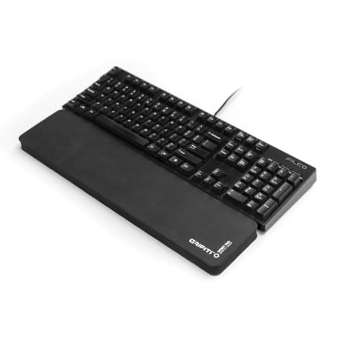 Grifiti Fat Wrist Pad 17 in Black is a 4 Inch Wide Wrist Rest for Standard Keyboards and Mechanical Keyboards New Materials - color: Black, size: 17” x 4” x 0.75”