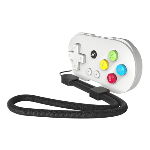 CRKD ATOM - Collectible Keychain Controller for Nintendo Switch, PC, Mac, Mobile and Smart TV (PAL Grey) - color: PAL Grey