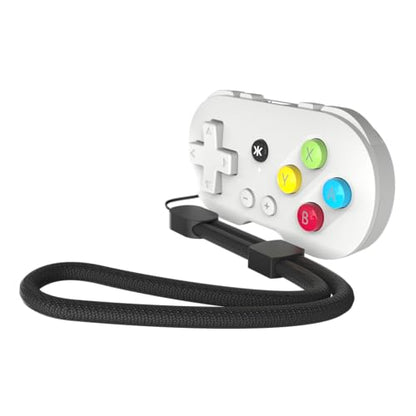CRKD ATOM - Collectible Keychain Controller for Nintendo Switch, PC, Mac, Mobile and Smart TV (PAL Grey) - color: PAL Grey