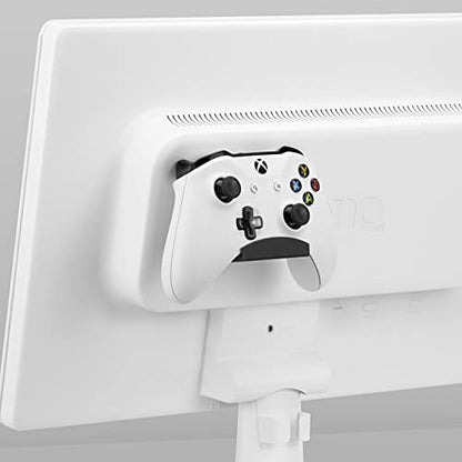 BRAINWAVZ Game Controller Holder Wall Mount Stand (4 Pack) For XBOX, PS5, SERIES X, ONE, PS4, PS3, SWITCH, NINTENDO, PC & MORE, Fits Latest & Retro Gamepads, Stick On, Easy To Install, UGC1 - color: 4 Pack