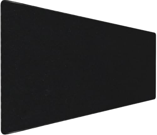 Large Extended Mouse Pad with Stitched Edges 35.4"x15.7" - Waterproof Desk Mat, Non-Slip Rubber Base for All-Desk Coverage, Perfect for Gaming Office Home, Black