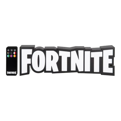 Paladone Fortnite RGB Colour-Changing Logo Light – Officially Licensed Gaming Lamp with Remote Control, Wall or Desk Display, USB Powered Décor for Gamers