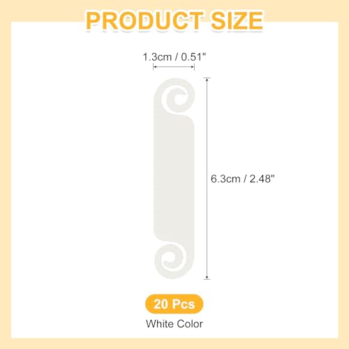 PATIKIL Cable Tags Flexible Cable Management Labels Cord Identification Tags, Wire Cord Markers for USB Computer Phone Charger Power - 20Pcs (White) - color: White