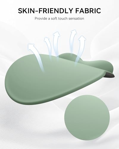 Mouse Pad with Wrist Rest, Ergonomic Mouse Pads for Desk, Office Non-Slip Mousepad with Gel Wrist Support(Sage Green, 10.6''L x 9''W) - color: Sage Green
