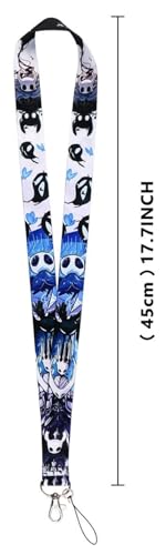 Hollow Knight Metroidvania Video Game 17.7" Neck Lanyard Keychain Holder ID Badge Mobile Phone Pin Strap