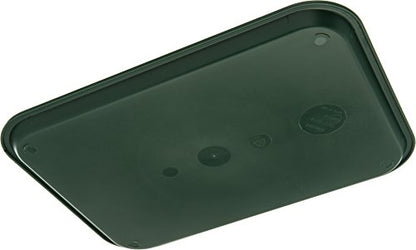Carlisle FoodService Products Café Cafeteria Tray, Fast Food Tray for Restaurant or Commercial Use, 12" x 16", 1 Count, Forest Green