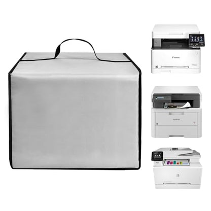 Printer Dust Cover Case for Canon MF652Cw/for Brother L3300CDW /HP M283fdw Printer - color: Silver