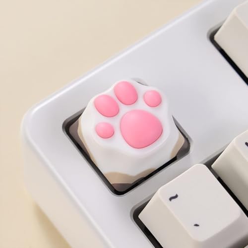 SYA ZOMOPLUS Cute Keycaps,Novelty Cat-Claws Keycap 3D Model OEM Profile Keyboard Keycaps Custom Key Caps for Cherry MX Switches Mechanical Gaming Keyboard Catpaw ESC-Key Keycap(Ragdoll1pcs) - color: Ragdoll-1pcs