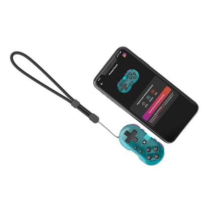 CRKD ATOM - Collectible Keychain Controller for Nintendo Switch, PC, Mac, Mobile and Smart TV (Glacier Blue) - color: Glacier Blue