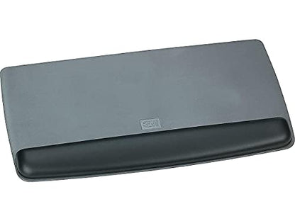 3M WR420LE Gel Wrist Rest Keyboard Platform, 19.5 x 10.5 Inch, Black Leatherette