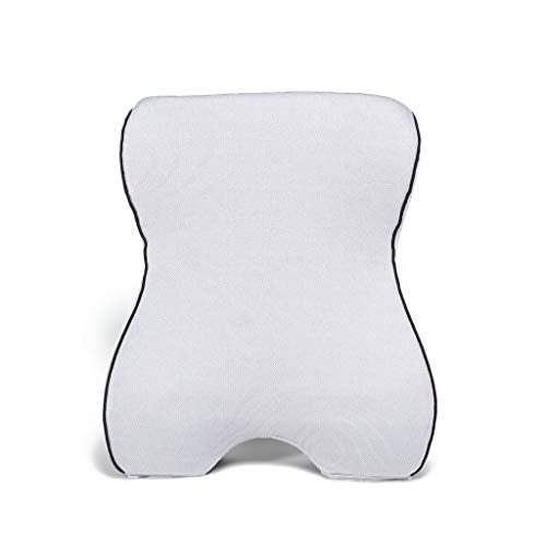 Castle Knight Soft Memory Foam Back Cushion - Tapered Support More Foam in the Lower Back and Less Foam in the Middle and Upper Back for Home, Office, Auto, and Travel (Knight Size, Bone) - color: Bone, size: Knight