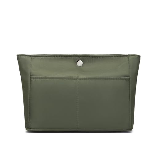 YONEBN waterproof Storage Bag Lightweight Large Capacity nylon Bag Inner Bag Handbag Organizer - color: Nylon/Army Green