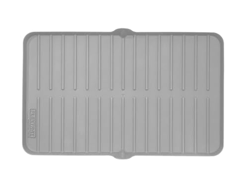 WeatherTech FlexTray - Silicone Multi-Use Protection Tray, Grey, Rectangular - color: Gray, size: 13" x 8" x 1.5"
