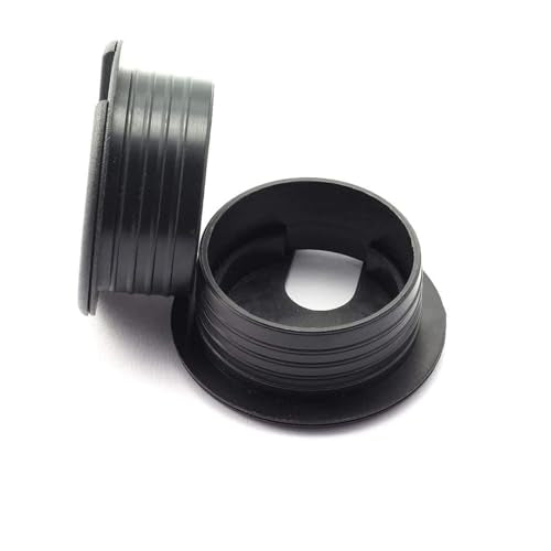 TuTuYa 6PCS Desk Grommet, 2 Inch (50mm) Black Desk Cable Grommet Desk Cable Hole Covers with Hole Saw, Ideal Solution for Office and Home Table Cable (Black, 2 Inch_50 mm) - color: 2 Inch_50mm Black 6PCS