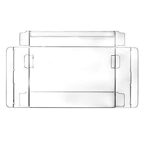 CHILDMORY 10Pcs Clear Protective Box Case Display Sleeve Protector Compatible for PS3 PS4 Games Cartridge DVD Disc Box