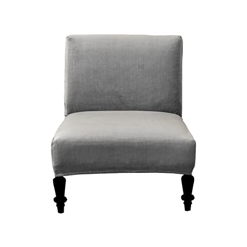 Eco-Ancheng Armless Chair Slipcover - Removable, Washable, Printed Covers for Living & Dining Room - color: A34