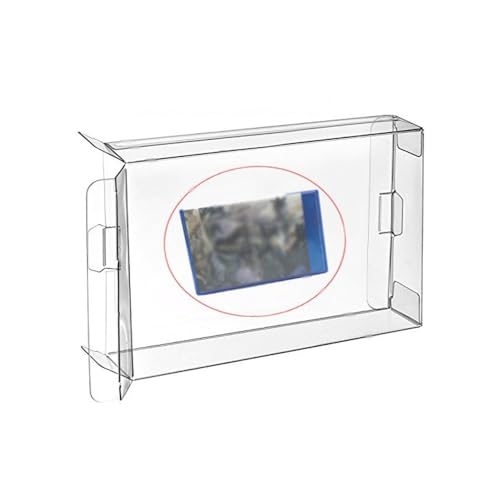 CHILDMORY 10Pcs Clear Protective Box Case Display Sleeve Protector Compatible for PS3 PS4 Games Cartridge DVD Disc Box