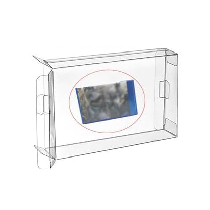 CHILDMORY 10Pcs Clear Protective Box Case Display Sleeve Protector Compatible for PS3 PS4 Games Cartridge DVD Disc Box