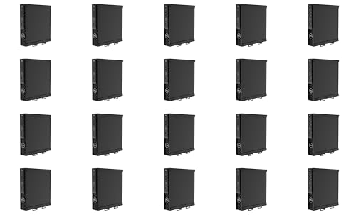 HumanCentric Case Pack 20 Units, Mount Compatible with Dell OptiPlex Micro Form Factor Case, VESA, Under Desk and Wall Mount Fits MFF 3040, 3046, 3050, 3060, 3070, 3080, 5050, 5060, 5070, 7040, More - size: 20 units